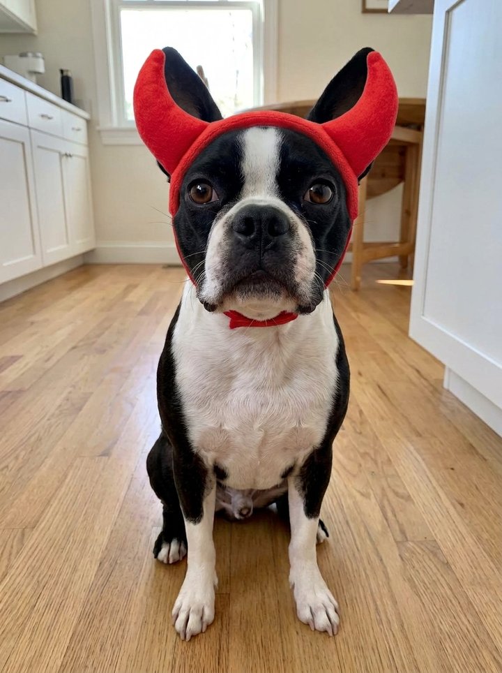 Devil horns headband